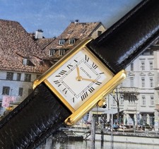 Authentic Ladies 1990's Vintage Cartier Tank Quartz  Classic and Clean picture