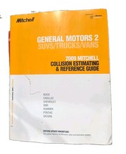 2010 Mitchell Collision Estimating Reference Guide GM General Motors Passenger picture