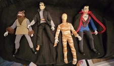 4 MEGO Vtg 1970s Original Mad Monsters Figures Frankenstein Wolfman Mummy Dracul picture