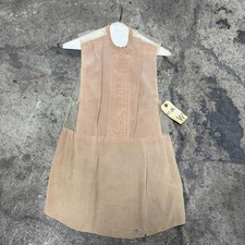 Vintage 1940s does 20s Nude Pink Silk Chiffon & Mesh Foundation Film Costume picture