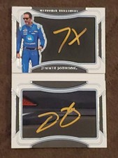 Jimmie Johnson 2023 National Treasures Jumbo Sheetmetal Tire Booklet AUTO 7xAUTO picture