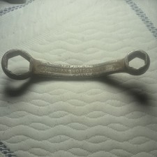 Vintage INDIAN MOTOCYCLE Steel Double-ended Box Wrench picture