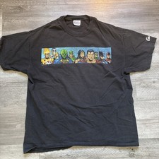 VTG y2k D.C Comics Superman Batman Justice League Men's Large Shirt  picture