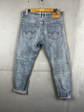 Edwin Selvedge Distressed Denim Pants Japanese Size 32/32 A-29 picture