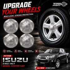 Set 4 Pcs Genuine Cover Cap Wheel Pickup 4Wd Silver For Isuzu D-Max Dmax 2012-18 picture