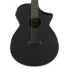 Used Ibanez AEWC621 Acoustic-Electric Guitar - Black Out picture