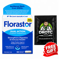 Florastor Dual Action Digestive & Immune Health 30 Capsules + Free Wipe EXP 6/27 picture