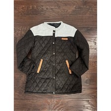 NWOT Chic Quilted Utility Jacket Women's Large(Runs Small) Black picture