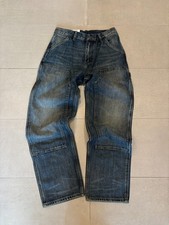Carhartt WIP Double Knee Pant Denim Washed Blue NEW picture