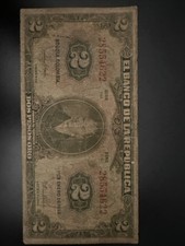 El Banco de la República 2 Pesos Oro Banknote Colombia, 1958 picture