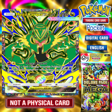 Pokemon TCG Pocket - MEGA RAYQUAZA EX from DELUXE PACK MEGA picture