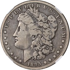 1895-O Morgan Silver Dollar NGC VG8 Key Date Superb Eye Appeal Nice Strike picture