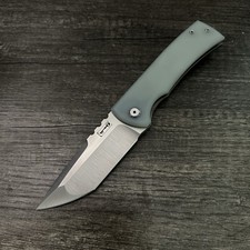 BHQ Exclusive, Chaves Redencion 229 Kickstop M390 Tanto Jade G-10 Titanium Knife picture