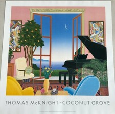 Thomas Mcknight art print Coconut Grove 1986 picture
