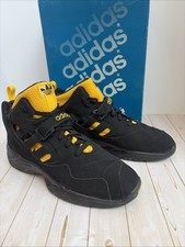 RARE 1994 NEW In Box Adidas Argressor Mid 1 GA Black/Gold Size 12.5 picture
