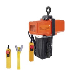 Uimoso Electric Chain Hoist 1100 lbs Single Phase Crane Hoist Load 15 ft Lifting picture