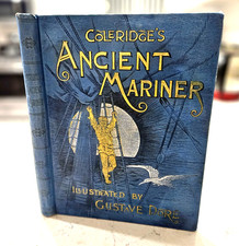Coleridge's ANCIENT MARINER 1889 Gustave Dore' ALTEMUS edition antique book LRG. picture