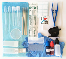 Microscope Slide Preparation Kit All-in-One 40 Pieces Staining Slides Tools picture