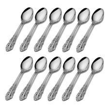 Wallace Antique Baroque 18/10 Stainless Steel Teaspoon (Set of Twelve) picture