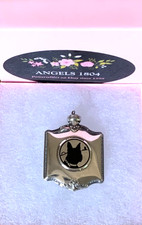 RARE Antique STERLING *FRENCH BULLDOG* Ornate PERFUME Bottle EXCELLENT CONDITION picture