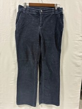 Sonoma Life+Style Petite Women's Corduroy Pants Size 10P Dark Blue picture
