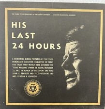 HIS LAST 24 HOURS - JOHN F. KENNEDY LP picture