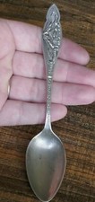 Ant. Joseph Meyer Bros. Sterling Seattle - Mt. Rainier 14530 FT. Souvenir Spoon picture