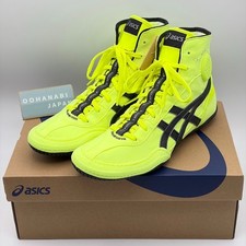 ASICS DAN GABLE EVO 3 Wrestling Boxing Shoes Safety Yellow Grey 1081A052-750 NEW picture
