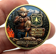 US FOREST SERVICE-Protect our Forests For Future Gen Challenge Coin Collectible picture