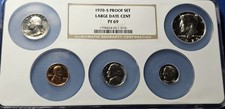 P 1970 S UNITED STATES FULL 5 COIN PROOF SET NGC PF69 MULTI HOLDER picture