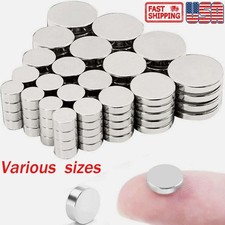 Super Strong N52 Rare Earth Round Neodymium Magnet Disc Thin Tiny Small Large US picture
