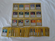 198x Vintage Pokemon Cards Base Set Trainer Bulk Lot Excellent 6x Oak 19x Bill picture