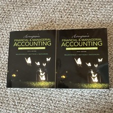 Pearson Horngren's Financial & Managerial Accounting 5th Ed Paperback 2015 picture