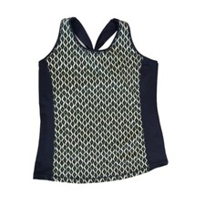 12 Petite (2) Chico's Zenergy Batik Pattern Workout Tank Top picture
