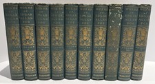 1910 Works of Edgar Allan Poe 10 Volume Book Set Hardcover Antique picture