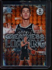 2025-26 Bowman Chrome Egor Demin Greatness Loading Orange Geometric /25 #GL-8 picture