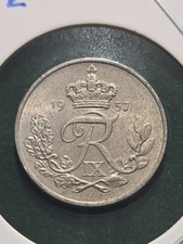 DENMARK DANISH KM841.2 1957 10 ORE   picture