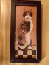 Pair of Country Cat Prints by Cindy Sampson 1999 See Photo 2 for 2nd Print picture