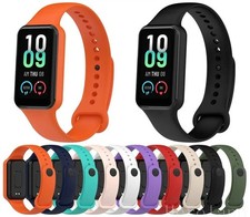 Silicone Replacement Watch Band for Amazfit Band 7 Sport Wrist Strap with Metal  picture