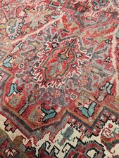 6.7 x 9.2 ANTIQUE FINE SERAPI HERIZ VEG DYE VINTAGE KAZAK CAUCASIAN TURKISH  picture