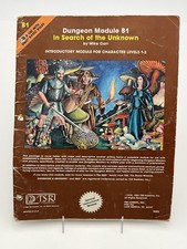 AD&D • Dungeon Module B1 • In Search of the Unknown • TSR 9023 • Carr picture