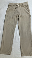 Pacsun Mens S Tan Corduroy Drawstring Elastic Waist Carpenter Utility Casual picture