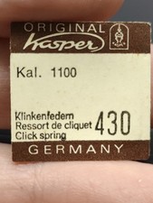 NOS Kasper Cal. 1100 Part 430 Click Spring - 5 Pack picture