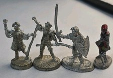Ral Partha D&D Metal Miniatures Lot Dragonlance Raistlin Gilthanas Skeleton VTG picture