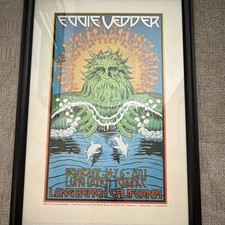 RARE Eddie Vedder Concert Poster Print Long Beach Terrace CA July 6 2011 picture