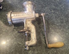 Vintage Tre Spade No. 10 Meat Grinder Counter Mount ~ Made In Italy picture