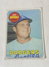 1969 Topps - Don Drysdale #400. Corner wear. Crease top right corner. B9 picture