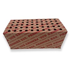 Sealed $25 Bank Box of 2,500 Pennies – Unsearched Find Wheats, Errors, Copper picture