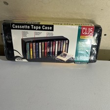 Case Logic 15 Cassette Tape Holder CL15 New Sealed Vintage 90s picture