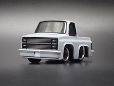 1987 87 CHEVY CHEVROLET C10 PICKUP TRUCK TUNED GRAY 1/64 SCALE DIECAST MODEL CAR picture